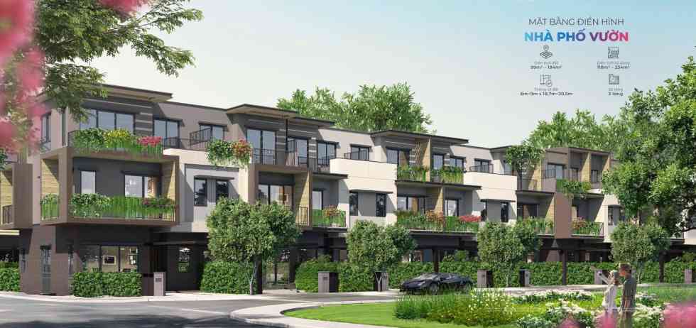 Nhà phố vườn (Townhouse)